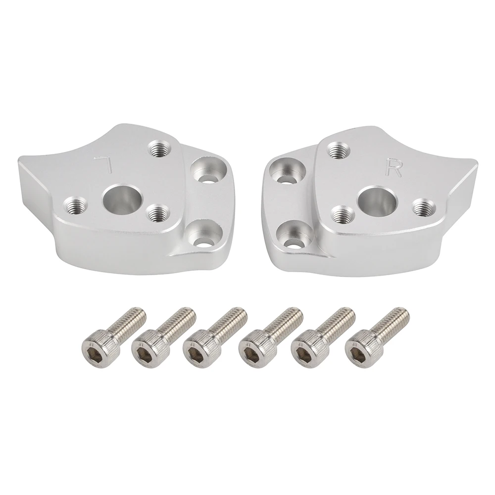Образного руля для Yamaha FJR1300 FJR 1300 2001 2002 2003 2004 2005 с серебряной ручкой Fat Bar