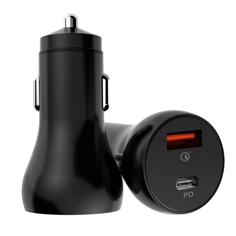 Автомобильное зарядное устройство CDEN с двумя портами USB Type C и QC 3 0|Зарядные