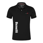 Летняя мужская футболка-поло Benelli TRK 502X с принтом, повседневная Однотонная футболка с коротким рукавом, мужские классические топы, уличная футболка на заказ