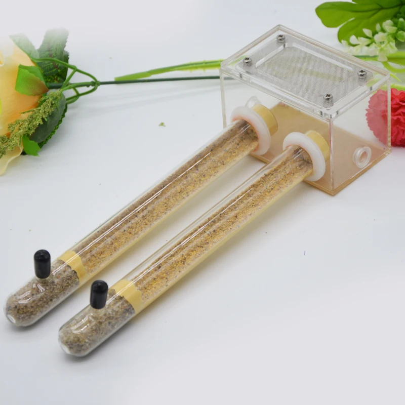 1 шт. Bamboo Nest Pet Ant Test Tube Concrete экологическая мастерская 20 мм серия Farm Acrylic | Дом и сад