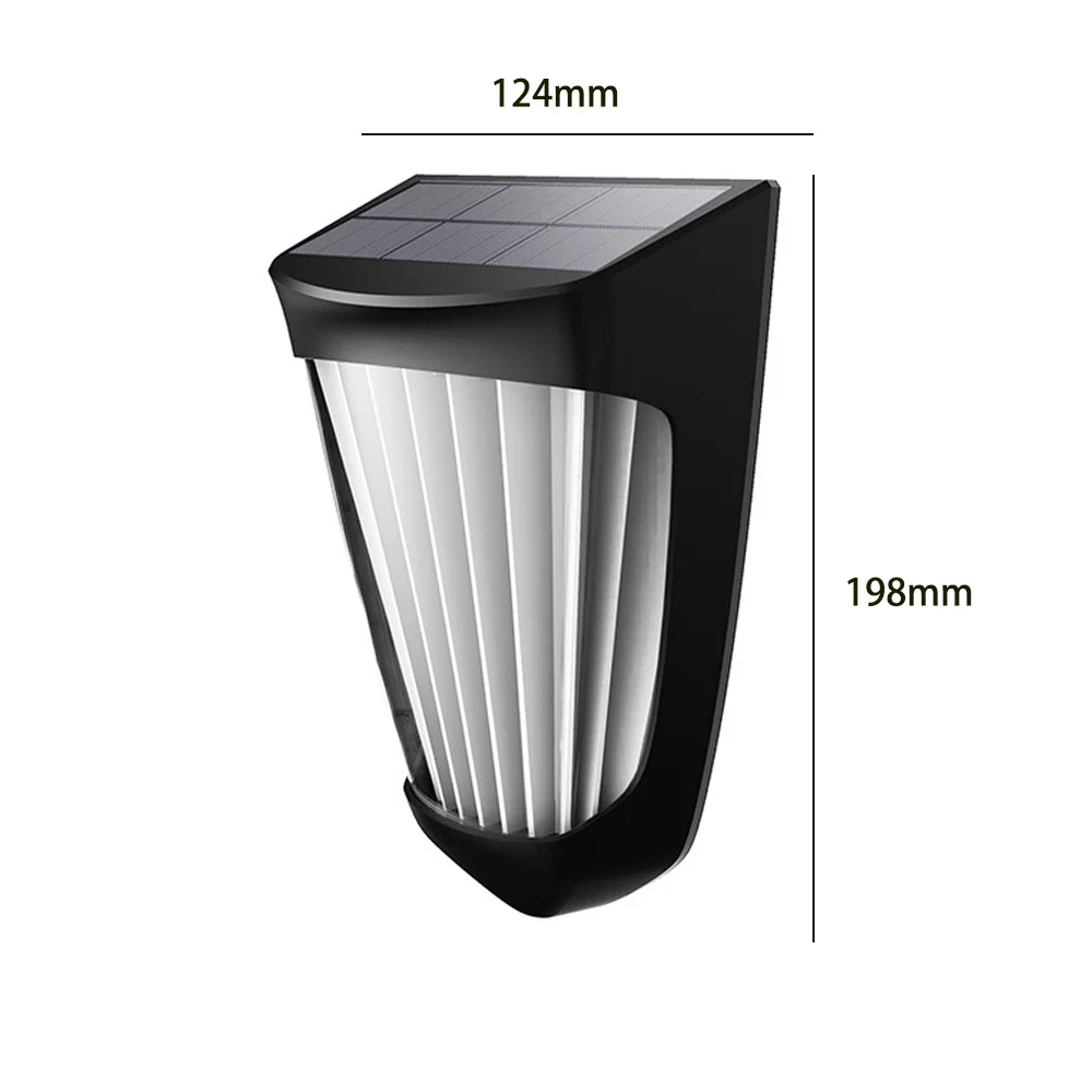

LED Solar Powered Wall Lamp Outdoor Powered LED Garden Light Waterproof Wall Lamp Energy-Saving Garden Yard Landscape Lights