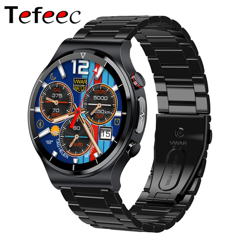 

Vwar Men Smart Watch Sport Fitness ECG PPG Monitor Heart Rate Blood Pressure Tracker Waterproof Smartwatch for IOS Android Phone