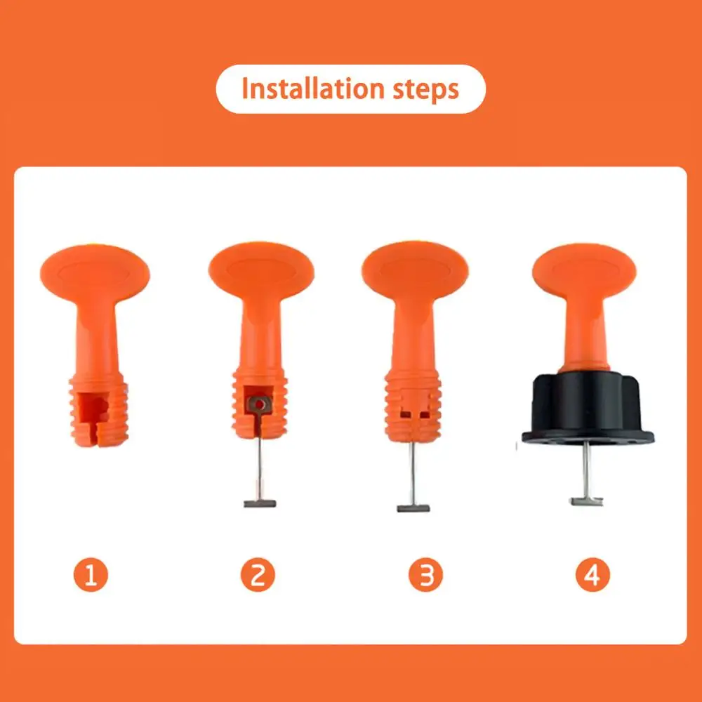

50pcs/set Level Wedges Tile Spacers for Flooring Wall Tile Leveling System Leveler Locator Spacers Plier Balance Tiles Alignment