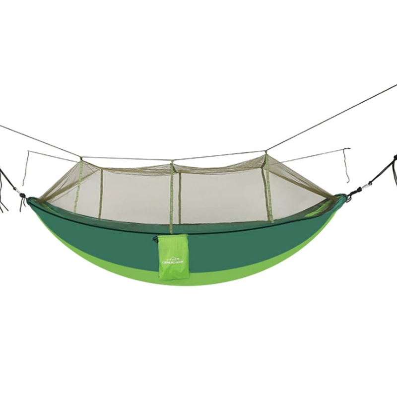 

Hot XD-CAMPOUT Outdoor Camping Mosquito Hammock Anti-Rollover Swing Hanging Chair Leisure Parachute Cloth Hanging Chair