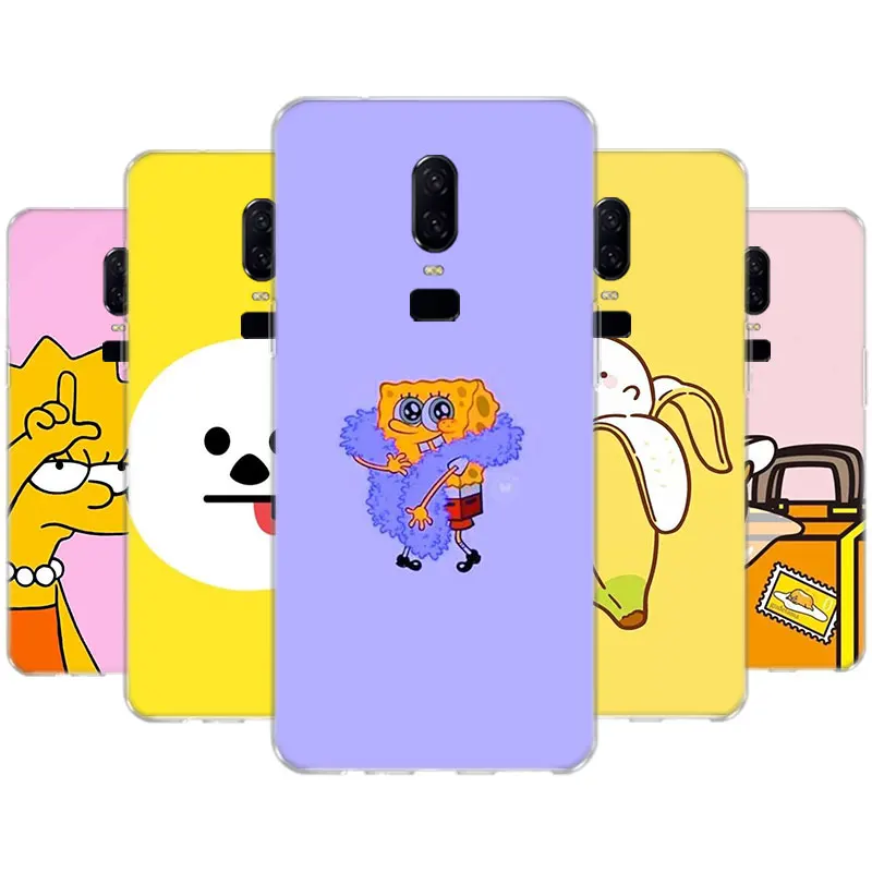

Cute cartoon Madeleine Case For OnePLus One Plus 1+ 9R 9 8T Nord 8 lite 7T 7 Pro 6T 6 5T 5 Transparent Silicone Cover Coque