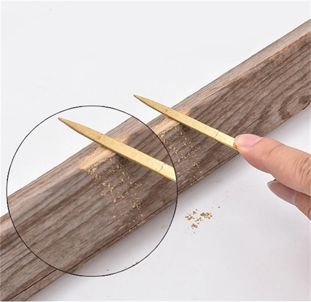 

10Pcs 3x140mm Mini DIY Hand Files Titanium Diamond File Diamond Needle File Set Tools For Ceramic Metal Glass Wood Carving Craft