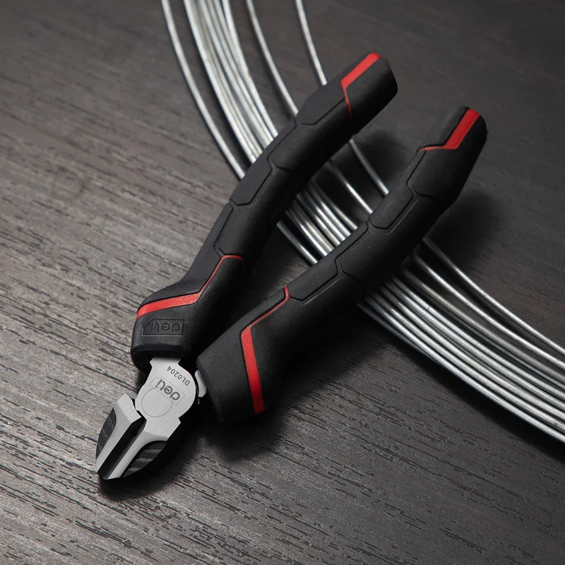 

DeLi Multifunctional Diagonal Nose Pliers No. 60 Chromium-Vanadium Steel 6 inch DL0204 Universal Wire Cutters Electrician