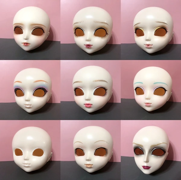 Doll Head For bylthe Body Prince Dolls DIY Children Toys head nude without hair