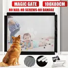 Ограждение для домашних животных, складная дышащая портативная сетка, ворота для собак, разделительная защита для домашних животных, изолированный забор для собак