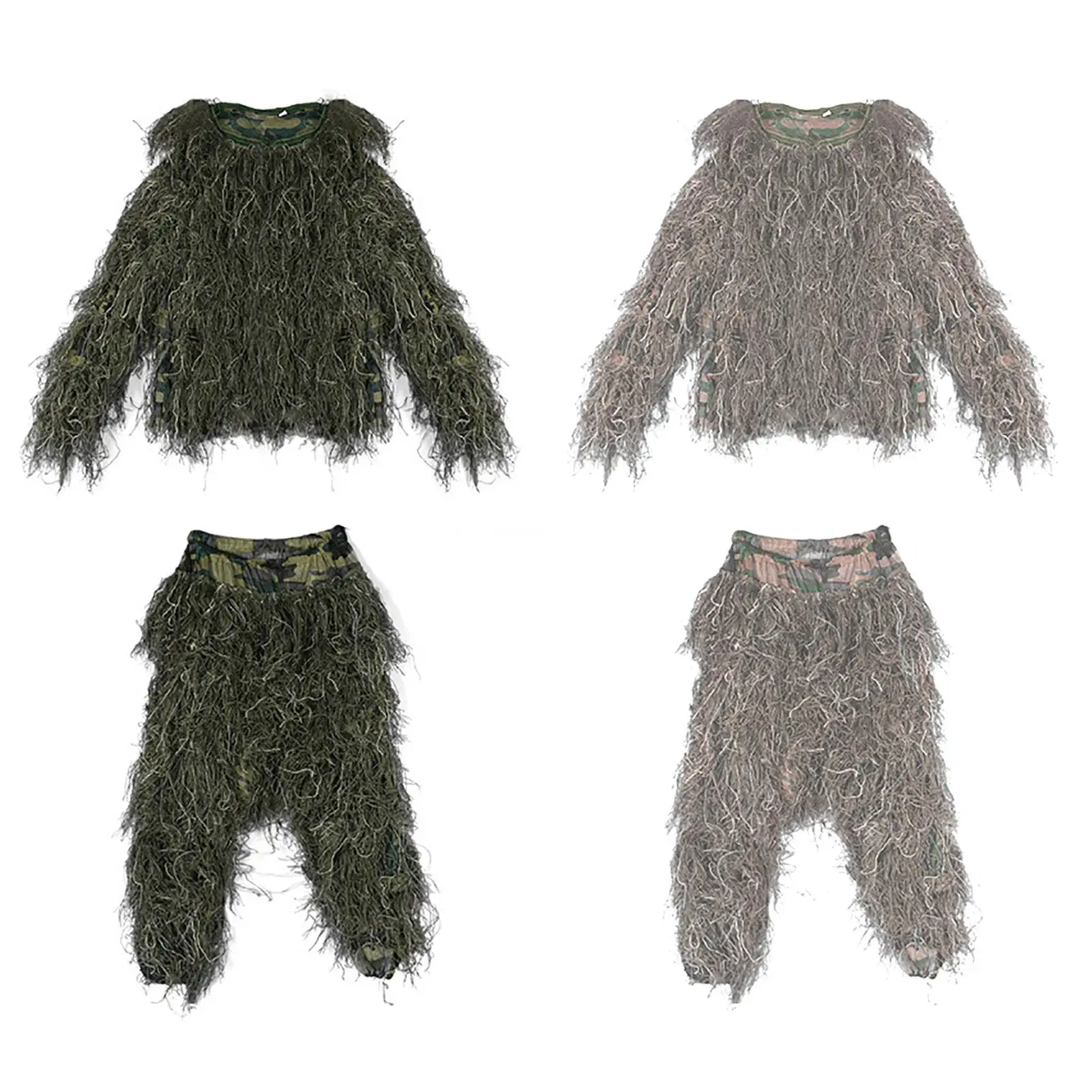 

5Pcs/Set Unisex 3D Leaves Universal Camouflage Suit for Outdoor Hunting Game