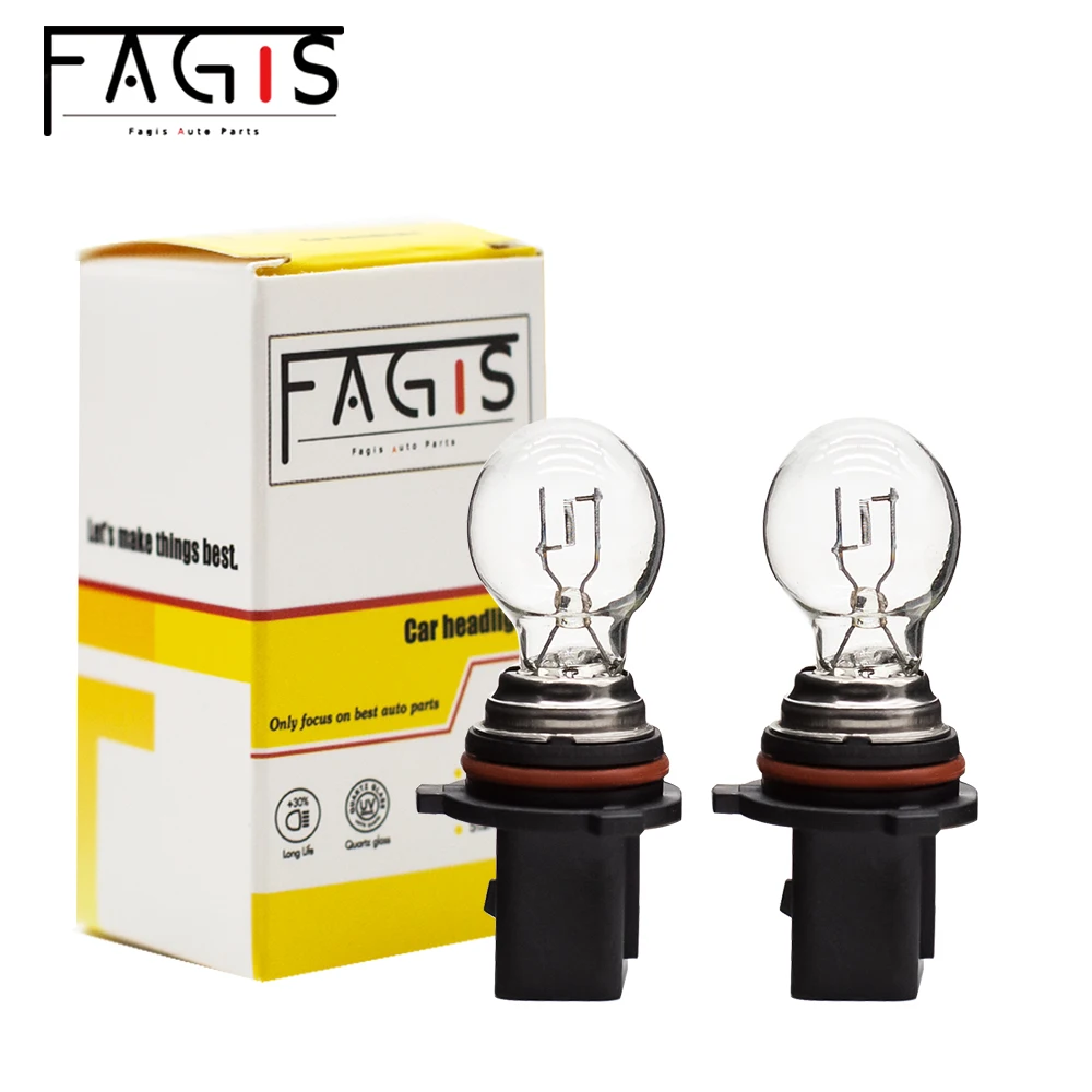 Fagis 2 Pcs High Quality P13W 12V 13W Car Fog Lamps Lights Daytime Running Light Halogen Bulbs For Skoda Yeti 5L 508 For Audi