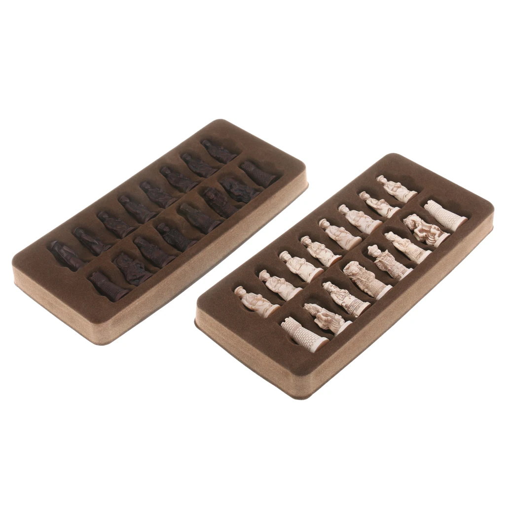 Китайский Шахматный набор солдатские фигурки штук и складная шахматная доска |