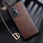 Чехол для Vivo X70 Pro 5G coque Retro business PU кожаный чехол для телефона vivo x70 pro