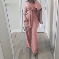 dubai abaya eid mubarak kaftan turkey muslim fashion hijab dress sets islam clothing abayas for women musulman ensembles de mode