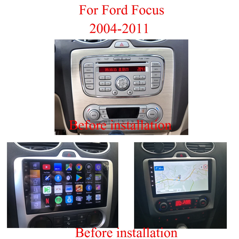Автомобильный dvd-плеер с GPS мультимедийный плеер для Ford Focus Exi AT 2004-2011