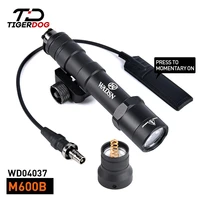 wadsn tactical flashlight m600 m600b outdoor hunting white light lighting tool airsoft weapon led accessories fit picatinny rail