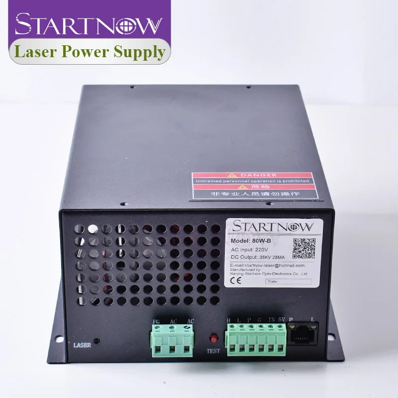 Startnow 80W B CO2 лазерный источник питания с сетевым портом 110 В 220 блок высокого