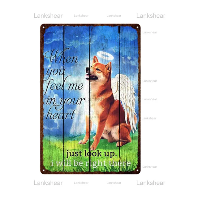 Металлическая жестяная ретро-вывеска в виде Санта-Клауса собаки кошки | Дом и сад