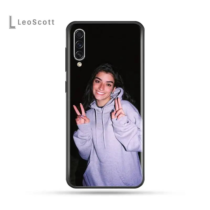 

Charli DAmelio DIY phone Case cover Shell For Samsung Galaxy A 3 6 7 8 10 20 30 40 50 70 71 10S 20S 30S 50S PLUS