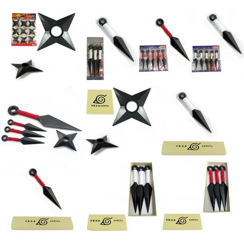 Высшее качество аниме Наруто Коноха ниндзя Какаси реквизит для косплея ножи