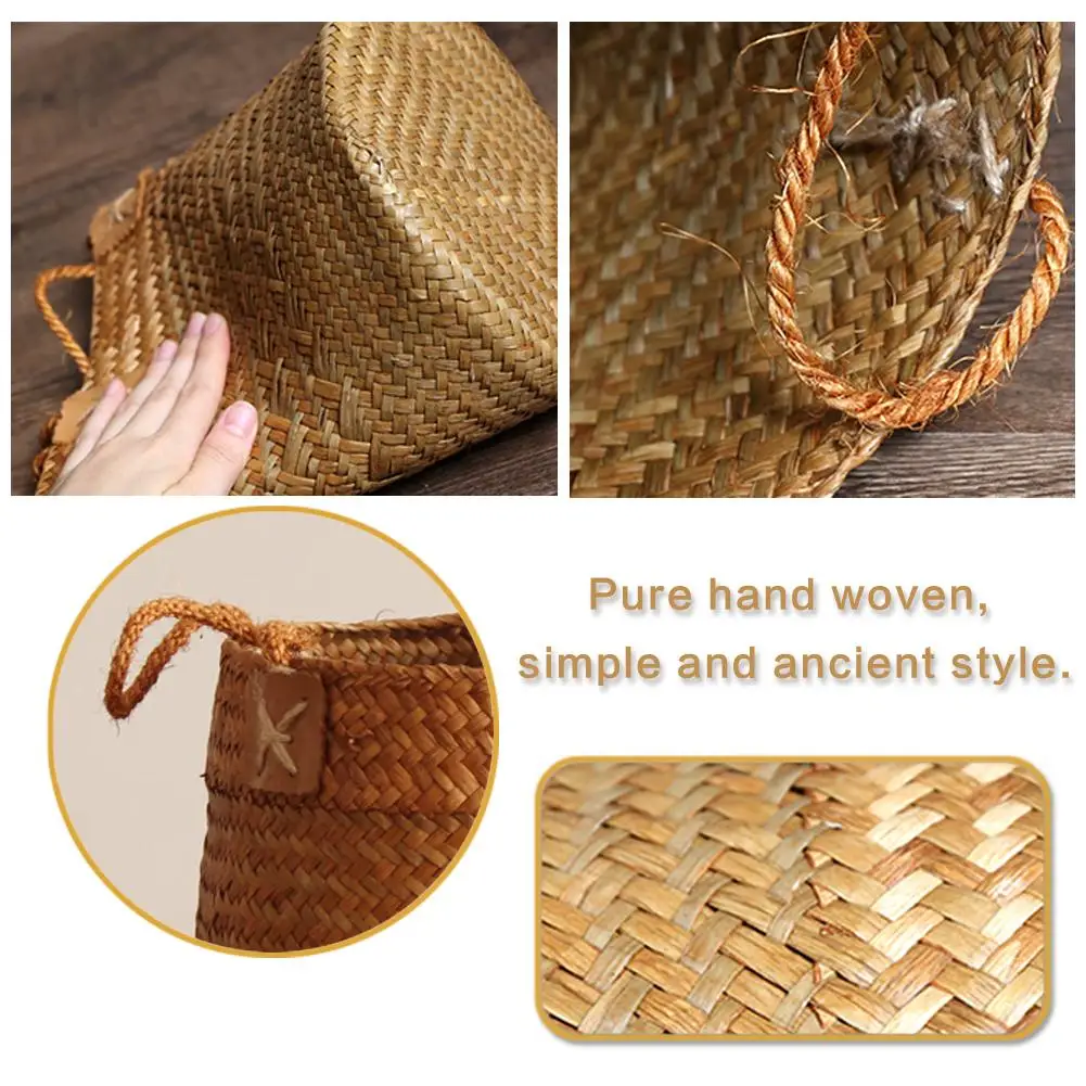 Hand-Woven Fruit Gardening Storage Basket Nordic Simple Box Hamper Organizer | Дом и сад