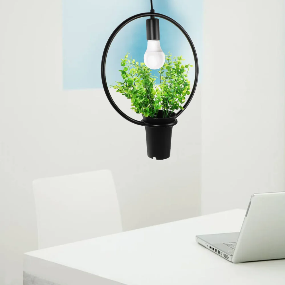 

Creative Garden Potted Flower Lighting Restaurant Plant Chandelier without Bulb