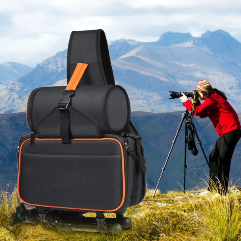 y1ae portable mini slr camera case stotage pouch travel backpack waterproof shoulder messenger bag with removable lens bag free global shipping