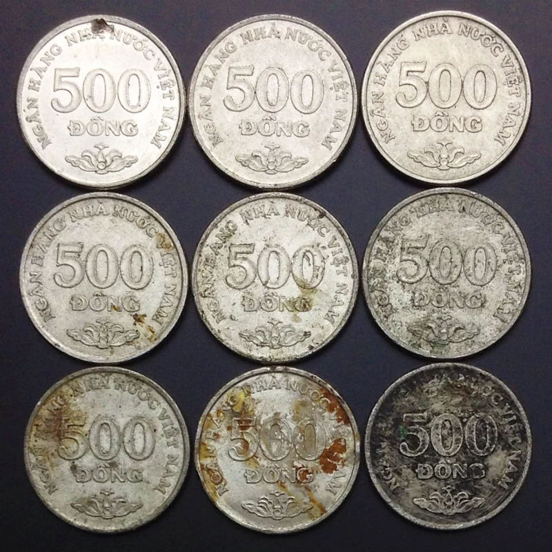 1 шт. вьетнамская монета 500 VND оригинальные монеты 100% настоящая Подлинная