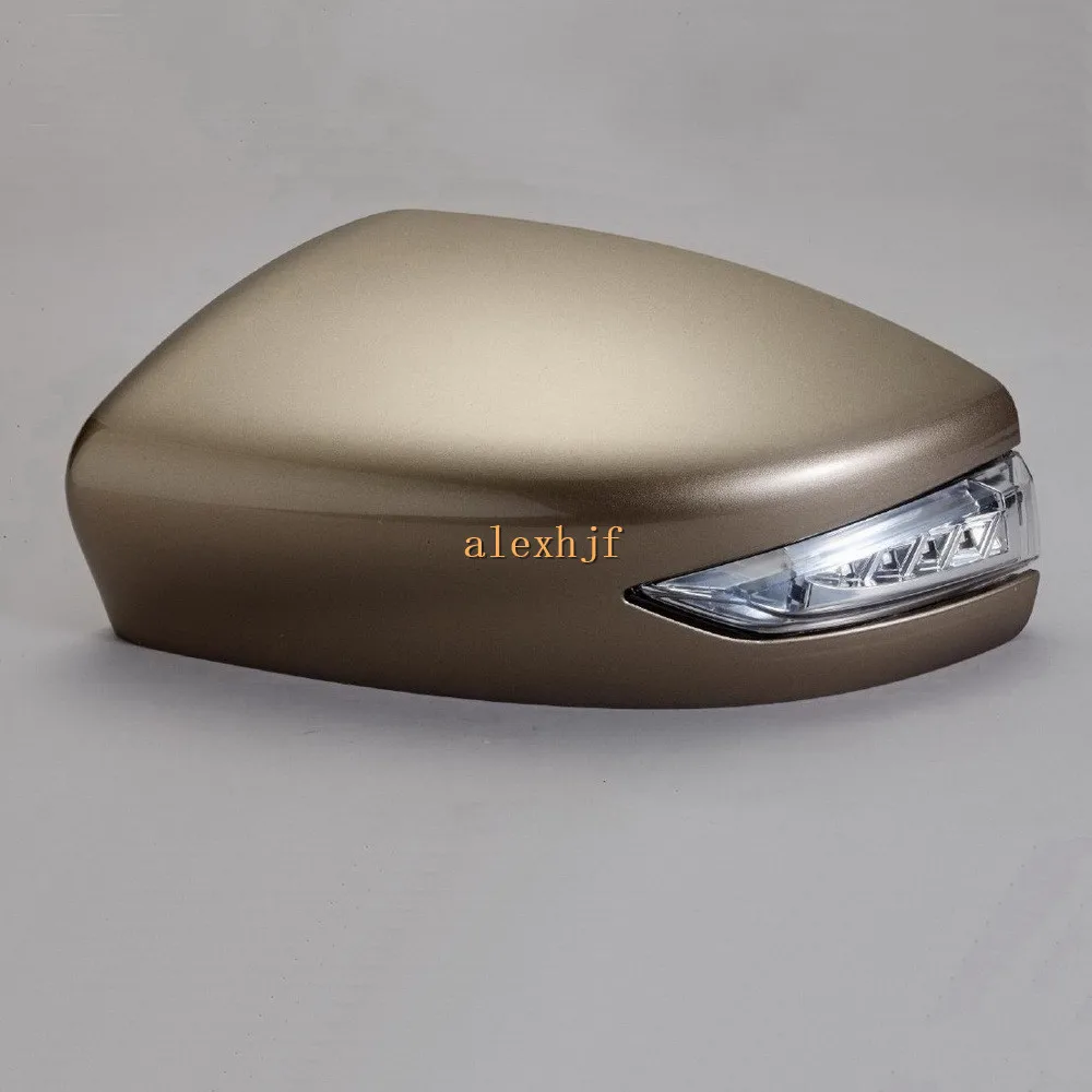 Светодиодный зеркало заднего вида фары + обложка Желтым сигналом поворота