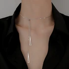 Женское Ожерелье с цепью до ключицы, простая и выразительная цепочка с дизайном холодного ветра, ювелирное изделие для студентов, 2021