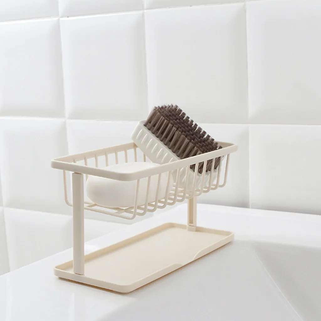 Держатель для сушилки посуды настенный угловой Органайзер полка ванной комнаты