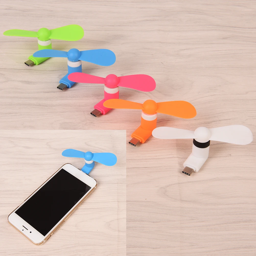 Для samsung Xiaomi Android мобильный телефон вентилятор Micro usb Тип C гибкие мини вентиляторы