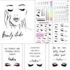 Скандинавская мода, Картина на холсте, наращивание ресниц, руководство техника, Постер и принты, макияж, настенное искусство, картина, декор салона, подарок для девочек