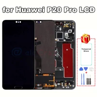 original 6 1 for huawei p20 pro lcd display with touch screen digitizer assembly with frame clt l09 clt l29 100 test
