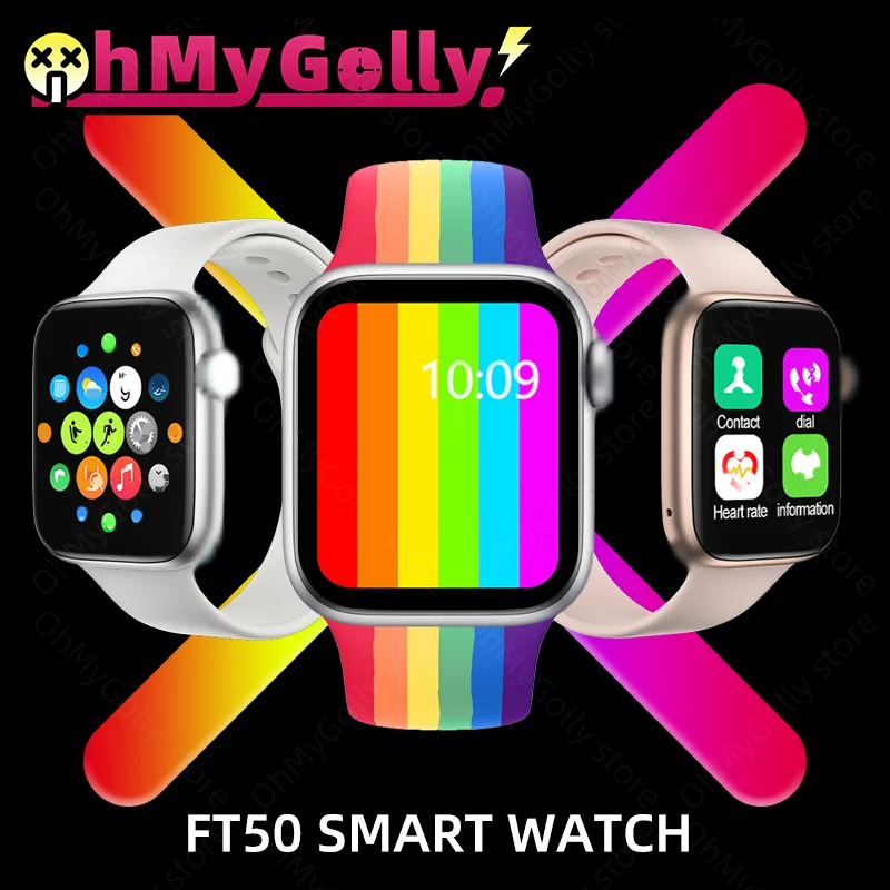 IWO FT50 умные часы термометр мужские Bluetooth будильник измерение температуры тела для