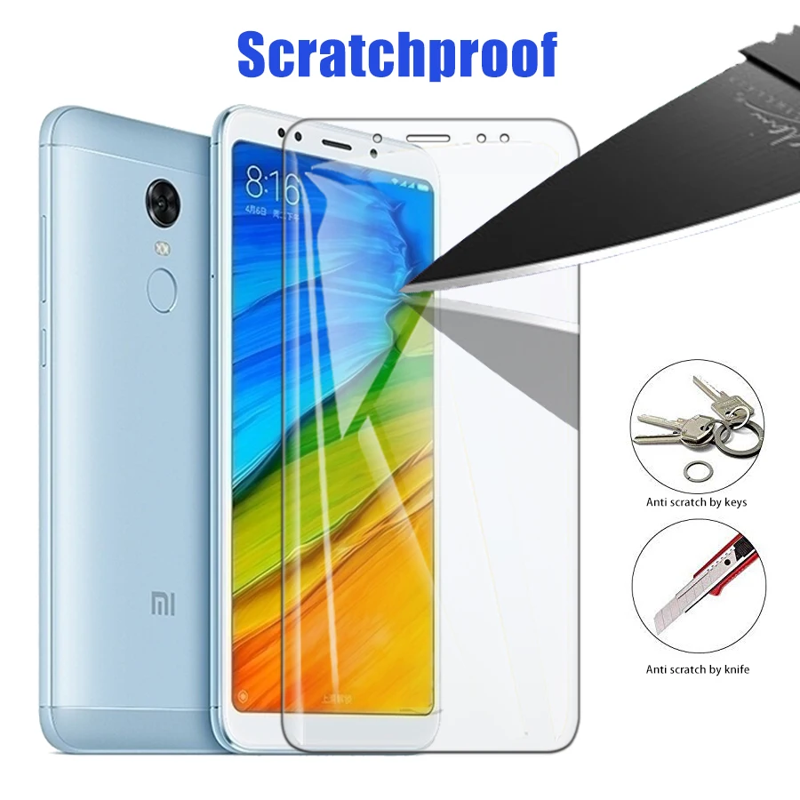 Закаленное стекло для xiaomi redmi 5 plus Защитная пленка экрана | Мобильные телефоны и