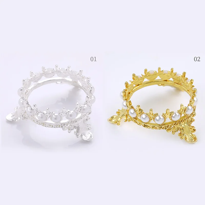 1 шт. подставка для ногтей золотого и серебряного цвета жемчужины дизайна