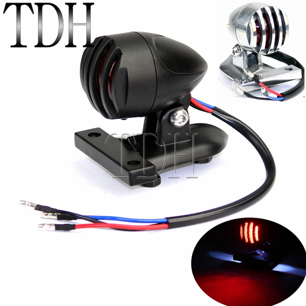 Универсальный мотоциклетный светодиодный стоп светильник для кафе гонщика