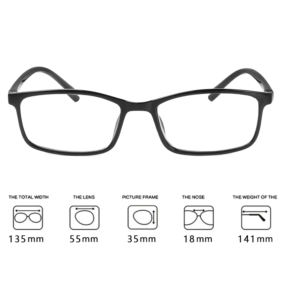 Очки для чтения мужчин и женщин мужские очки близорукости ульсветильник