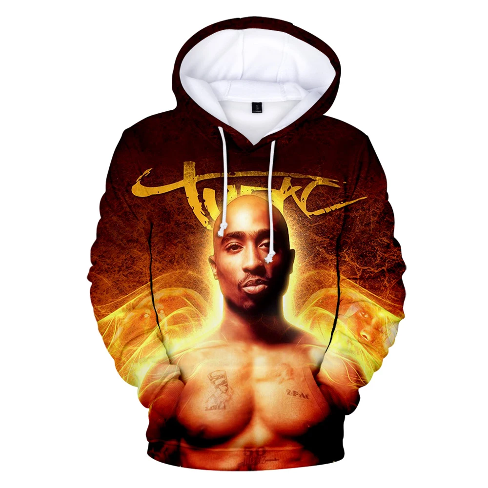 

Новые толстовки с 3D принтом 2PAC, свитшоты для мужчин и женщин, Детская толстовка с капюшоном 2PAC, осенне-зимняя повседневная Свободная Толстов...