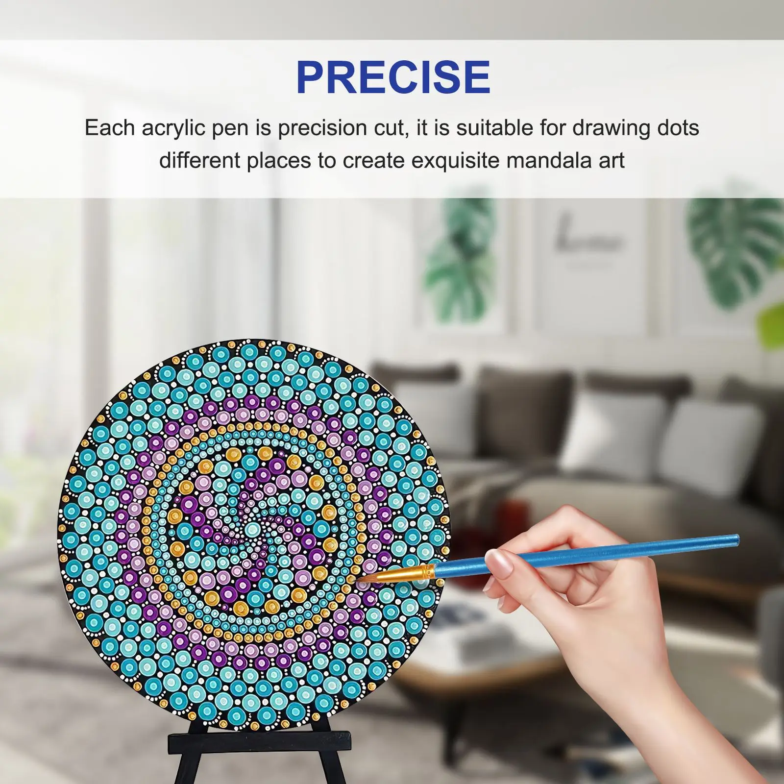

41pcs Mandala Dotting Tools Set For Painting Rocks Pottery Portable Multifunction Embossing Dot Kit Tool Set Handwork Decoration
