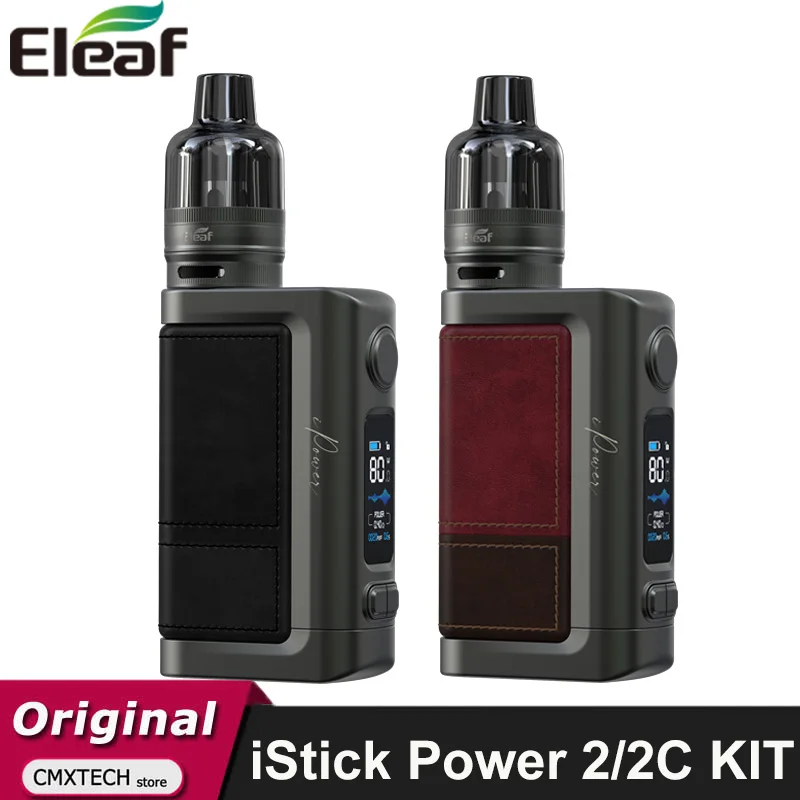 Оригинальный Eleaf iStick Мощность 2 80 Вт 5000 мА/ч Батарея 2C 160 комплект Vape 4 5 мл GTL Pod