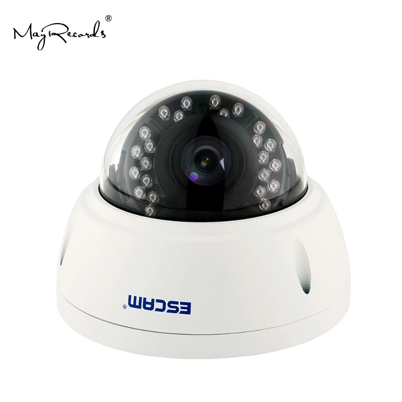 Купольная IP камера Escam QD420 H.265 4 МП 1520P Onvif P2P инфракрасная наружного
