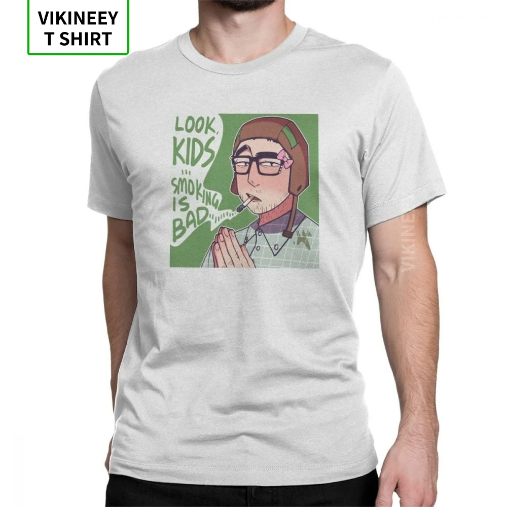 Удивительный Filthy Frank курение футболка с рекламой для мужчин 100% хлопковая