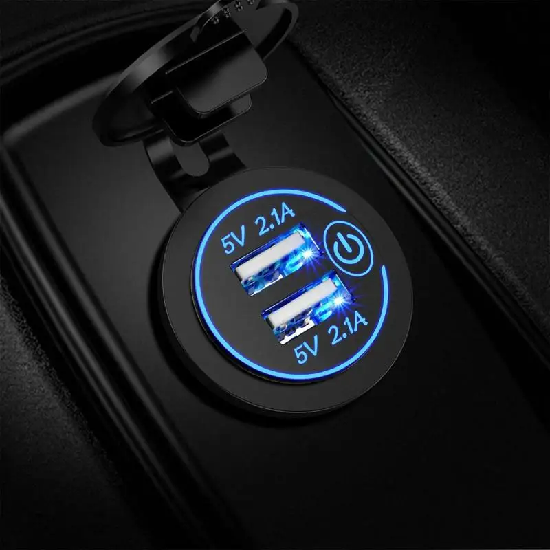 Водонепроницаемый выход питания Авто быстрое зарядное устройство гнездо