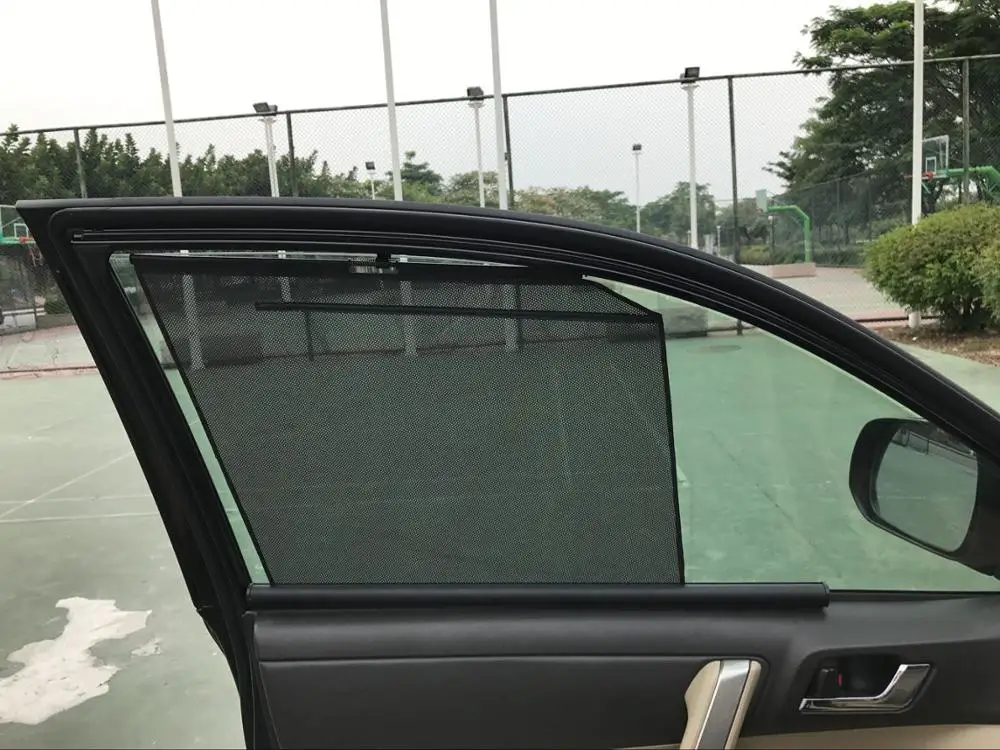 

for Audi A1 A3 A4L A5 A6L A8L Q3 Q5L Q7 Q2L car intelligent Telescopic Mesh shade windows sunshades sun block Anti-UV