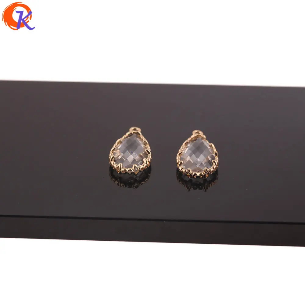 

Cordial Design 50Pcs 12*25MM Jewelry Accessories/DIY Earring Making/Drop Shape/Hand Made/Crystal Charms Pendant/Earring Findings