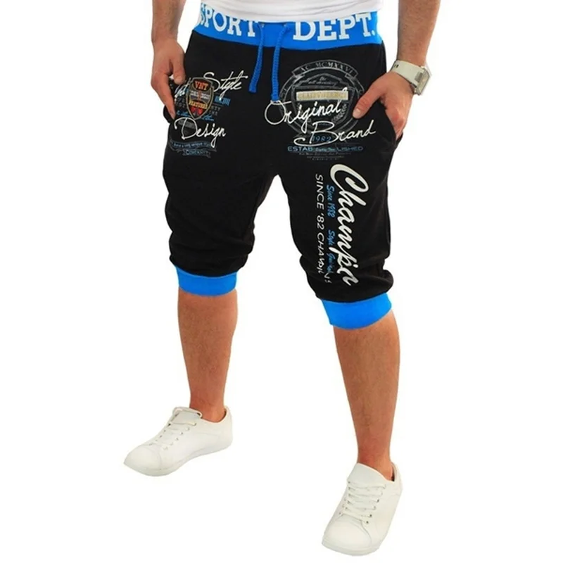 Мужские повседневные шорты с буквенным принтом ZOGAA трикотажные спортивные штаны