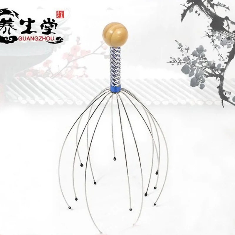 1 шт. массажер для головы шеи и кожи массажное оборудование снятия стресса