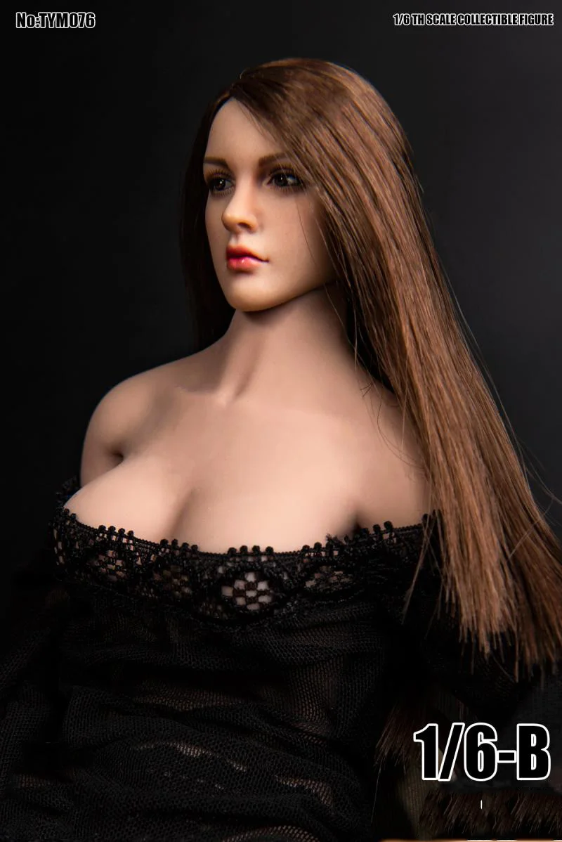 

TYM076 Sexy Night Dress 1/6 Scale Black/White Lace Sexy Transparent Tube top Skirt Clothing for 12" Action Figure Model Body